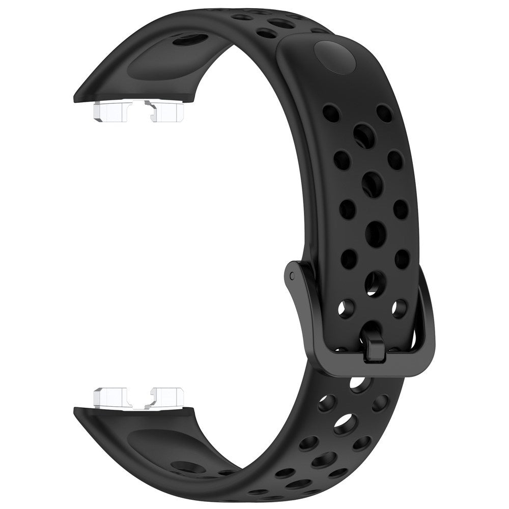 EIDERWOOD Huawei Band 10 / 9 / 8 Silikone Rem - Sort