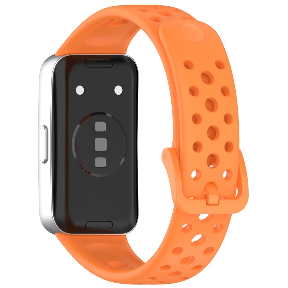 EIDERWOOD Huawei Band 10 / 9 / 8 Silikone Rem - Orange