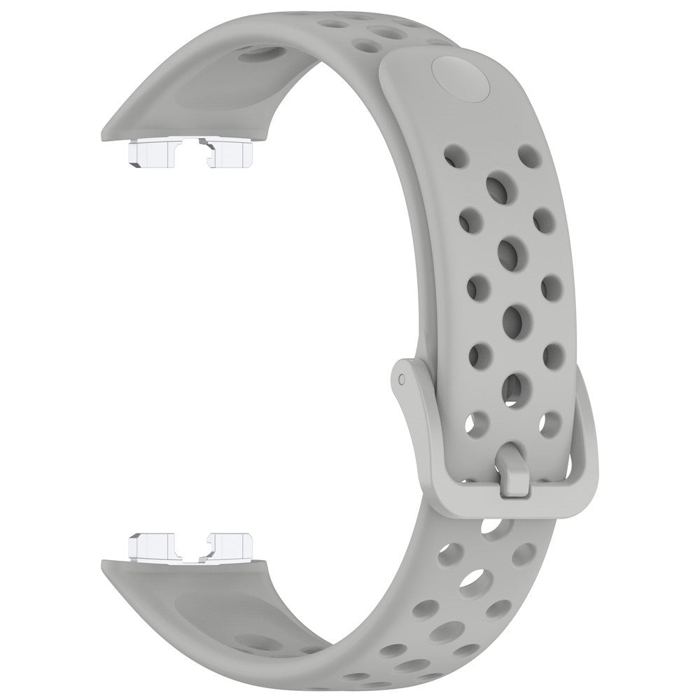 EIDERWOOD Huawei Band 10 / 9 / 8 Silikone Rem - Grå