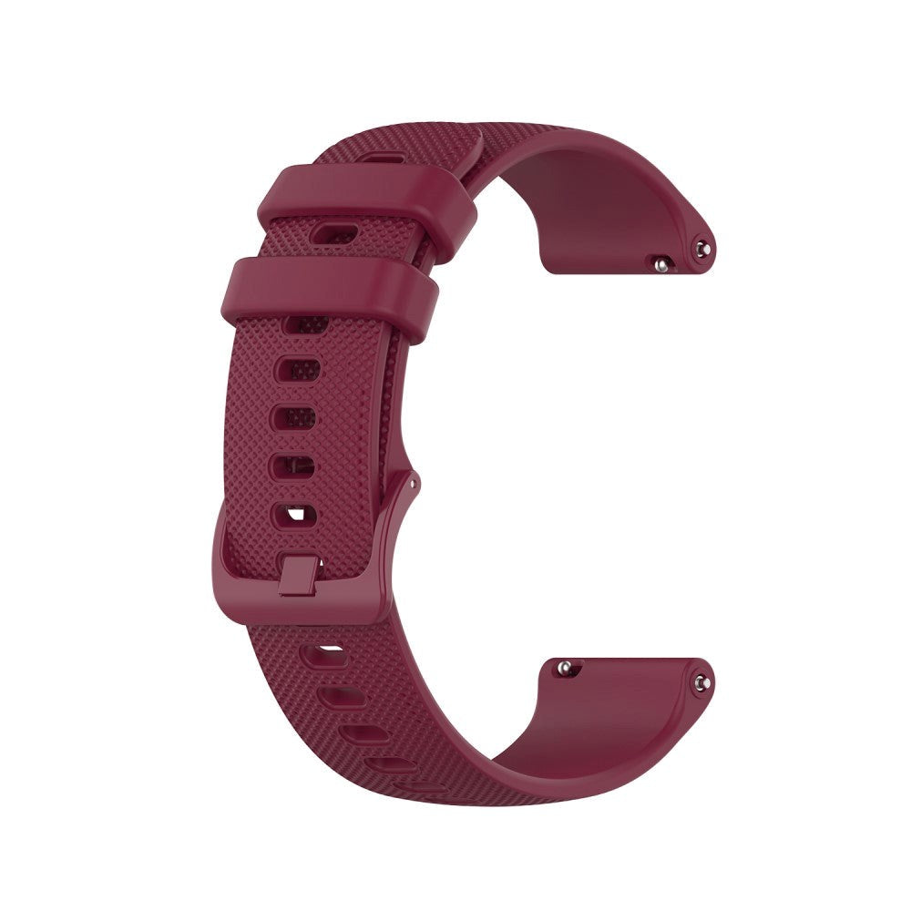 Smartwatch Universal Silikonstropp (18mm) - Burgundy
