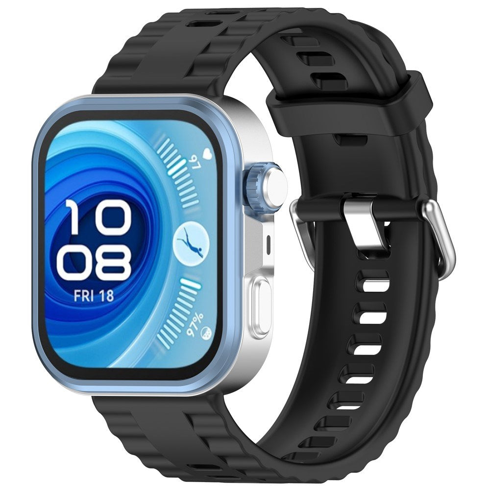 Huawei Watch Fit 4 Pro / 4 / 3 EIDERWOOD Silikone Smartwatch Rem - Sort