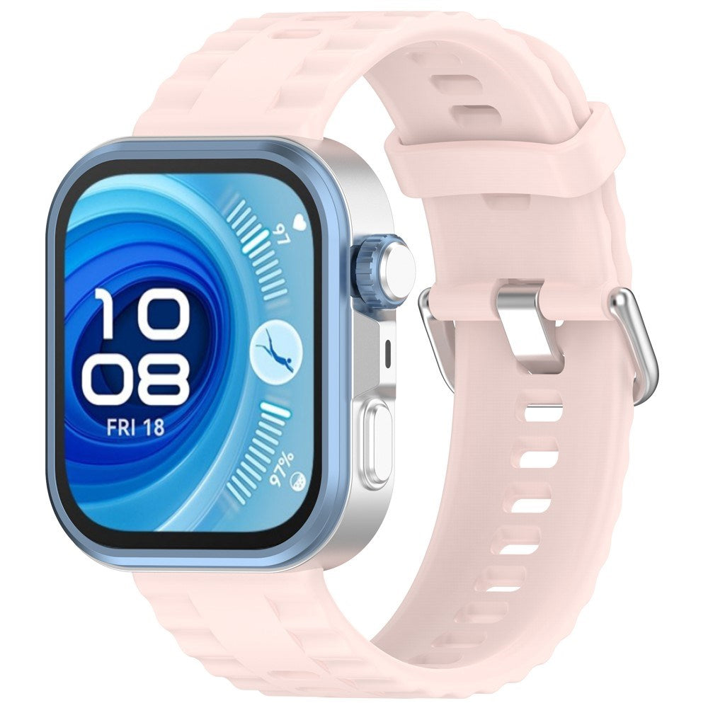 Huawei Watch Fit 4 Pro / 4 / 3 EIDERWOOD Silikone Smartwatch Rem - Lyserød
