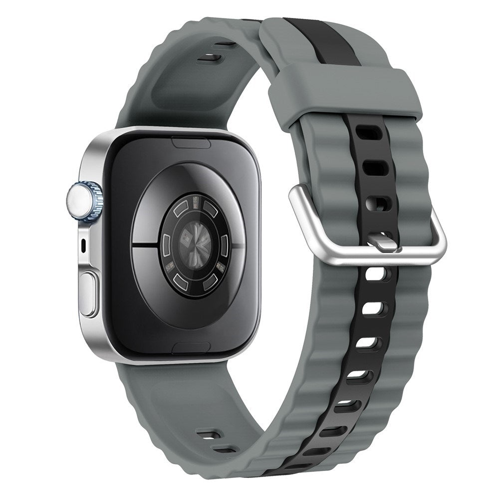 Huawei Watch Fit 4 Pro / 4 / 3 EIDERWOOD Tofarvet Silikone Smartwatch Rem - Grå / Sort