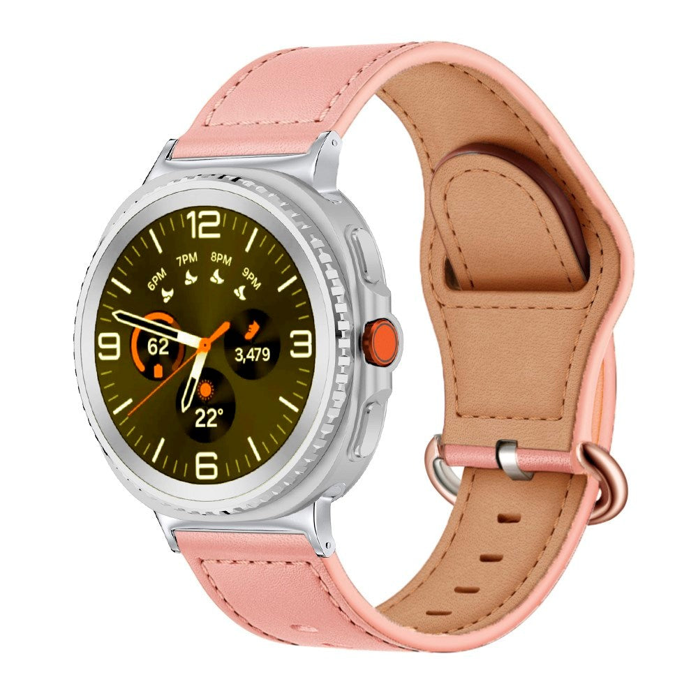 Samsung Galaxy Watch 8 / 8 Classic (40 / 44 / 46mm) - Kunstlæder Rem - Lyserød