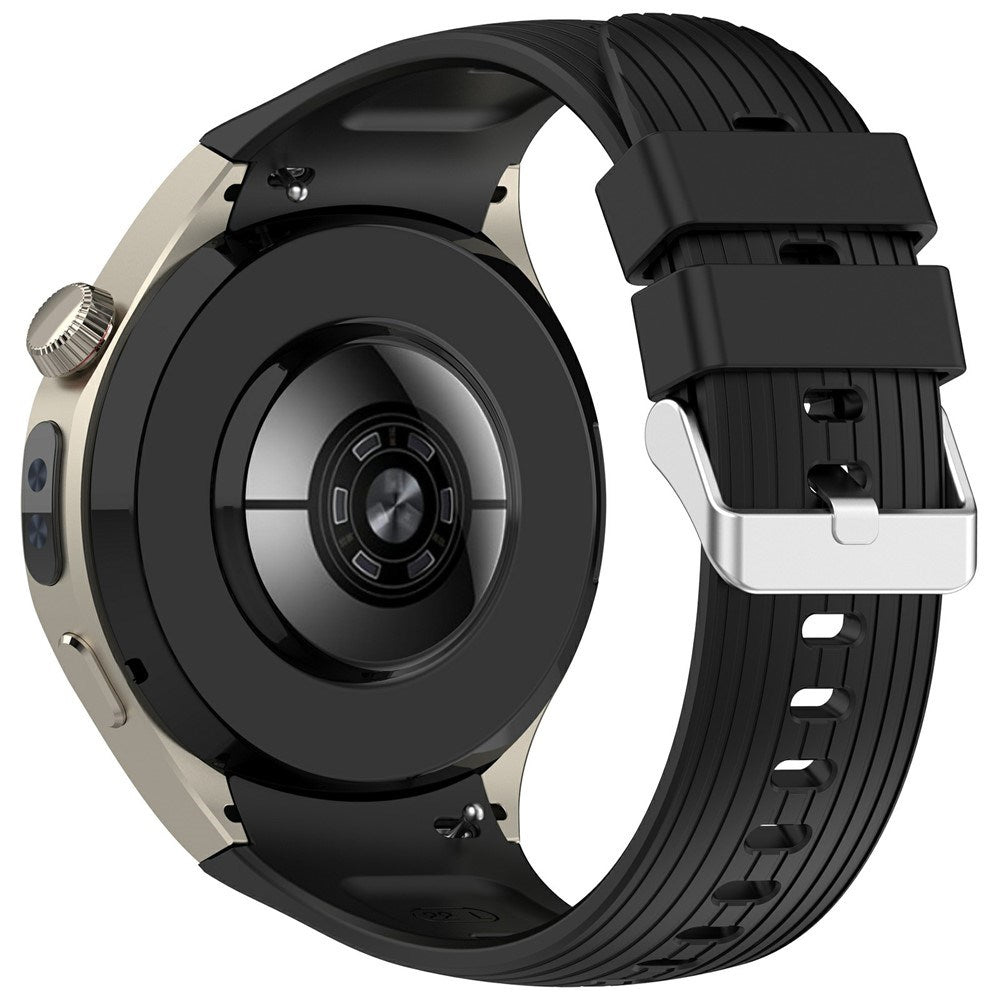 EIDERWOOD Huawei Watch 5 (46mm) Silikone Rem - Sort