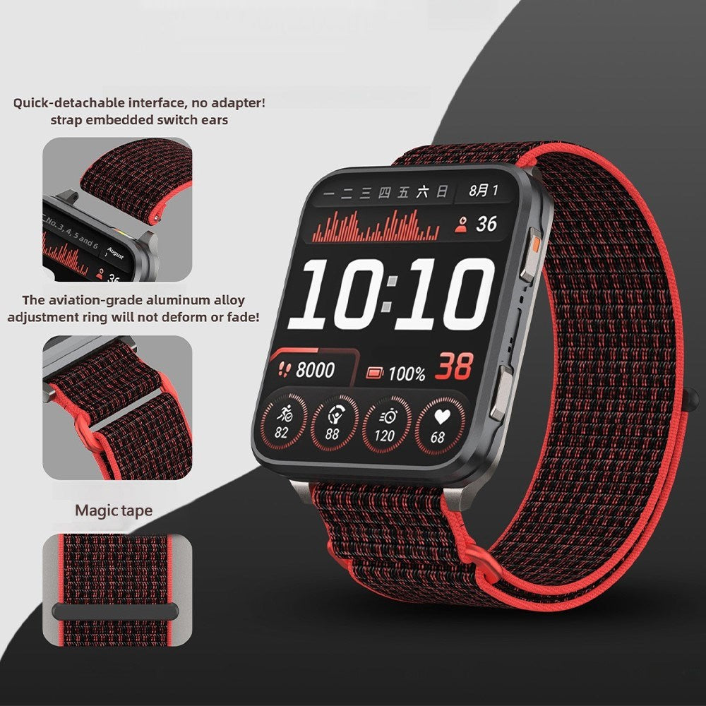 Garmin Venu X1 EIDERWOOD Nylon Rem - Grøn