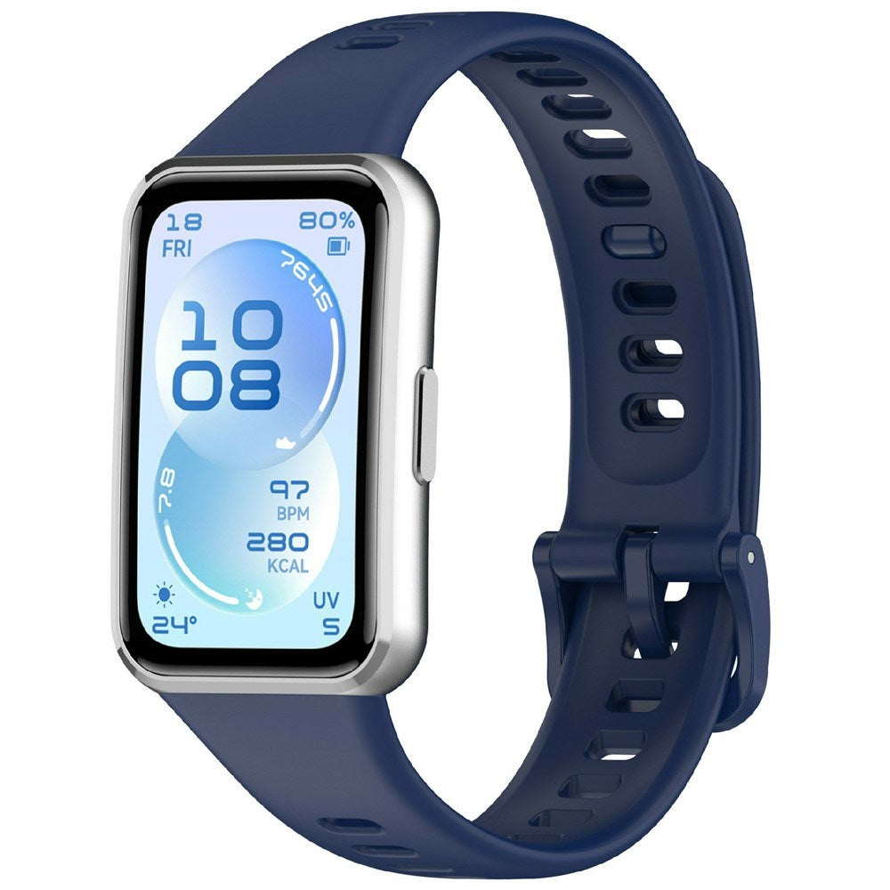 Huawei Band 11 / 11 Pro EIDERWOOD Silikone Urrem - Mørkeblå
