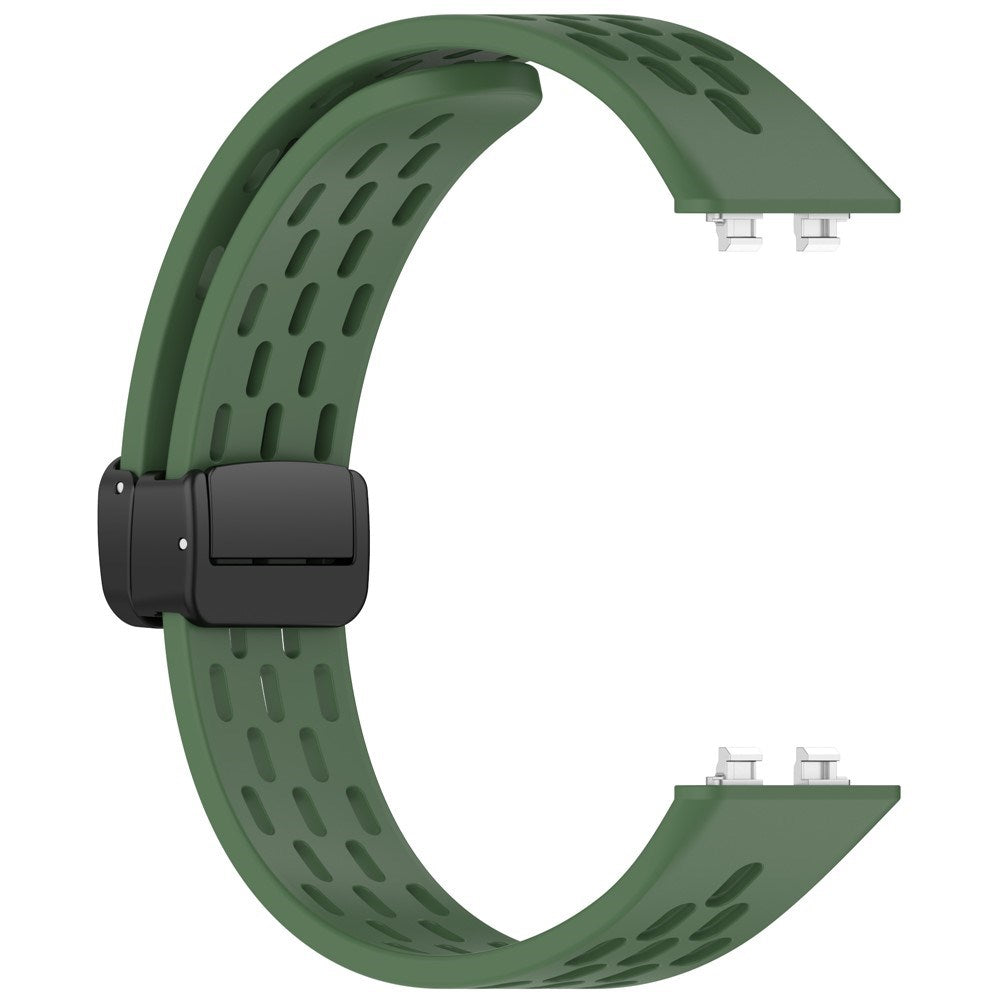 Huawei Band 11 / 11 Pro EIDERWOOD Hullet Silikonerem - Grøn