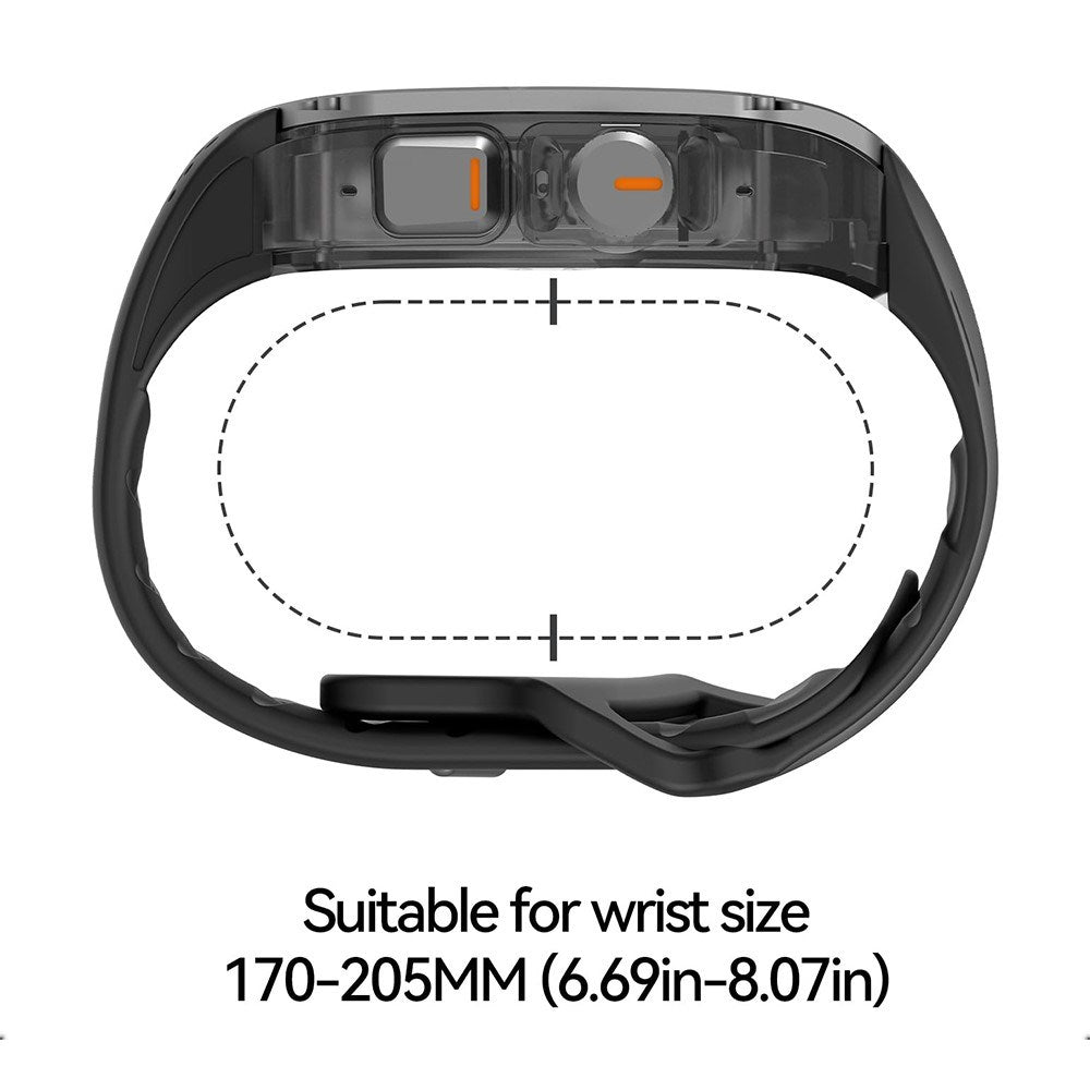 Apple Watch Ultra 4 / 3 / 2 / 1 (49mm) AULUMU Urrem - Titanium - Sort