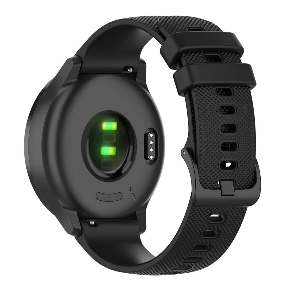 Smartwatch Universal Silikonstropp (20mm) - Svart