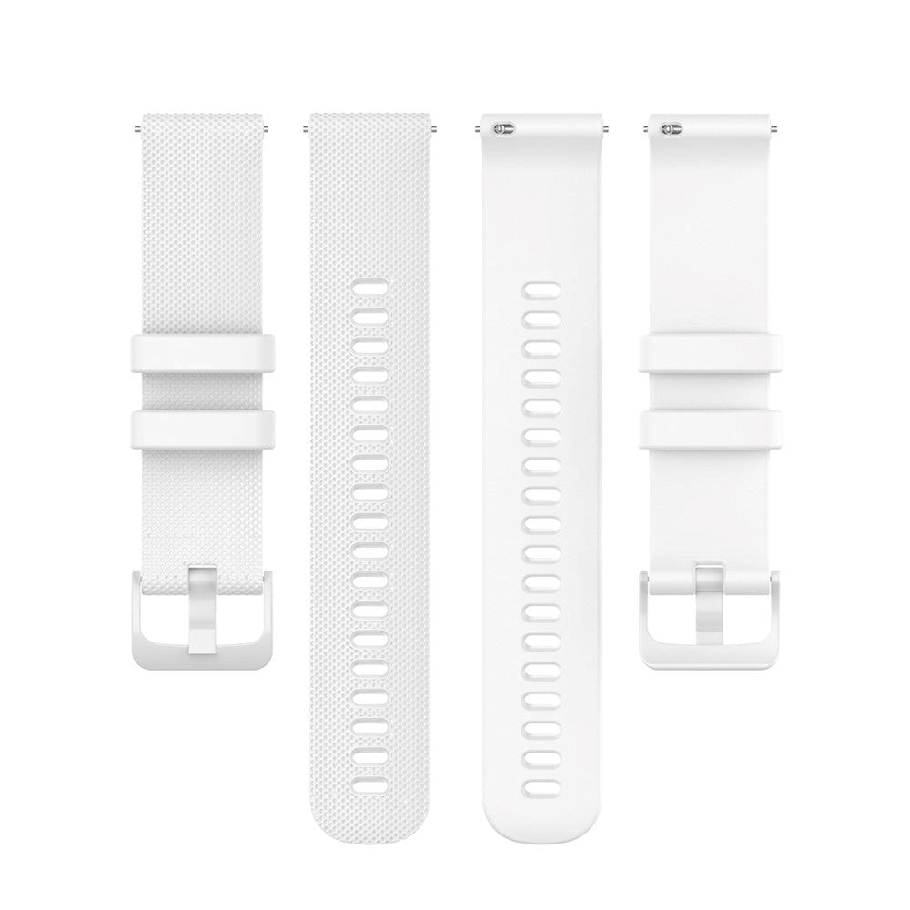 Smartwatch Universal Silikonstropp (20mm) - Hvit
