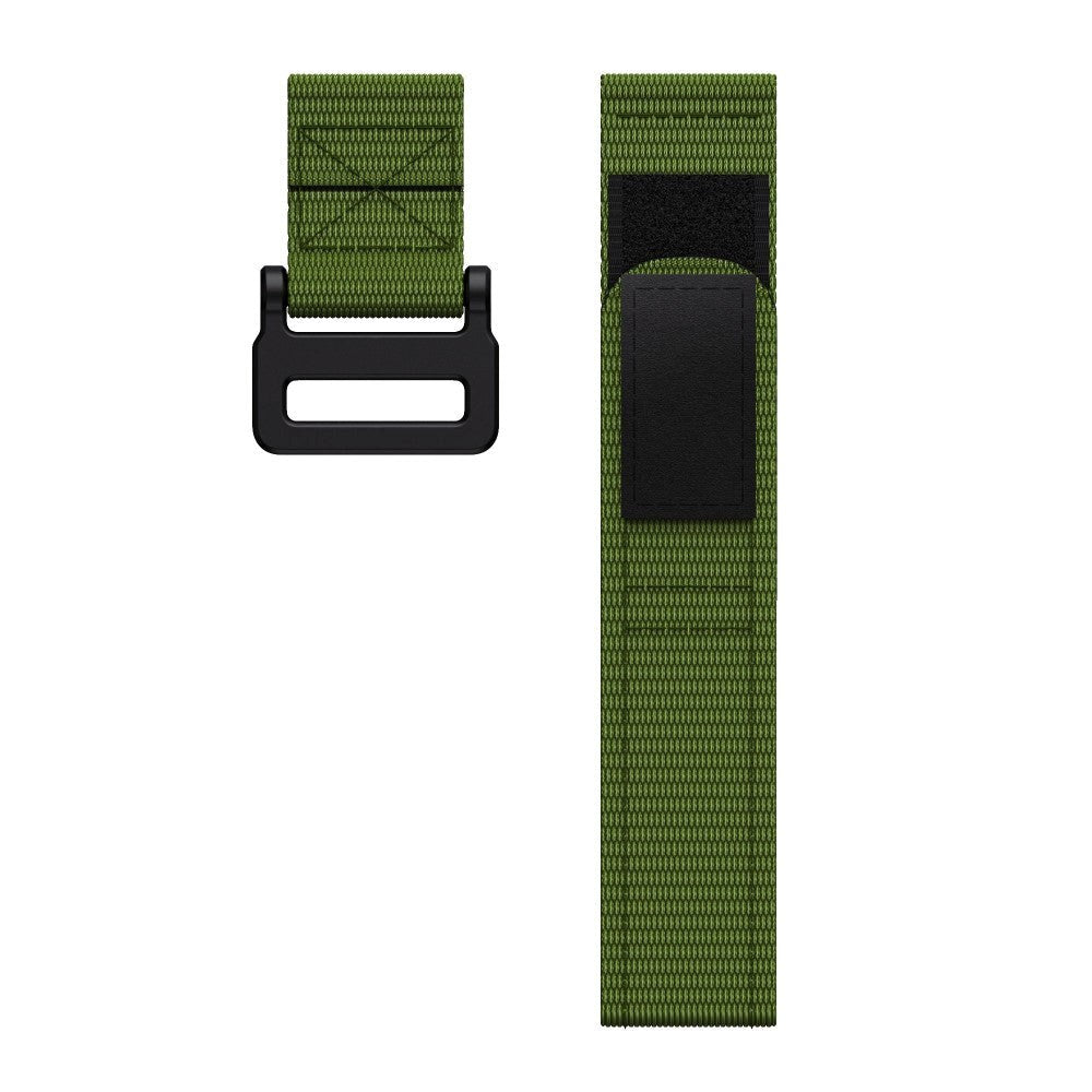 Universal Garmin 22mm Nylon Rem m. Velcro - Grøn