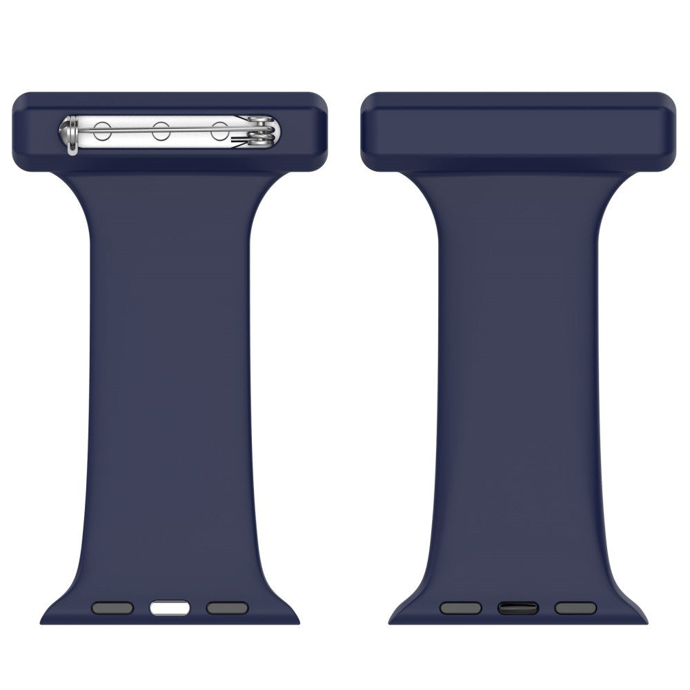 Apple Watch (38/40/SE/41/42 mm) Silikon pleieklokkerem - blå