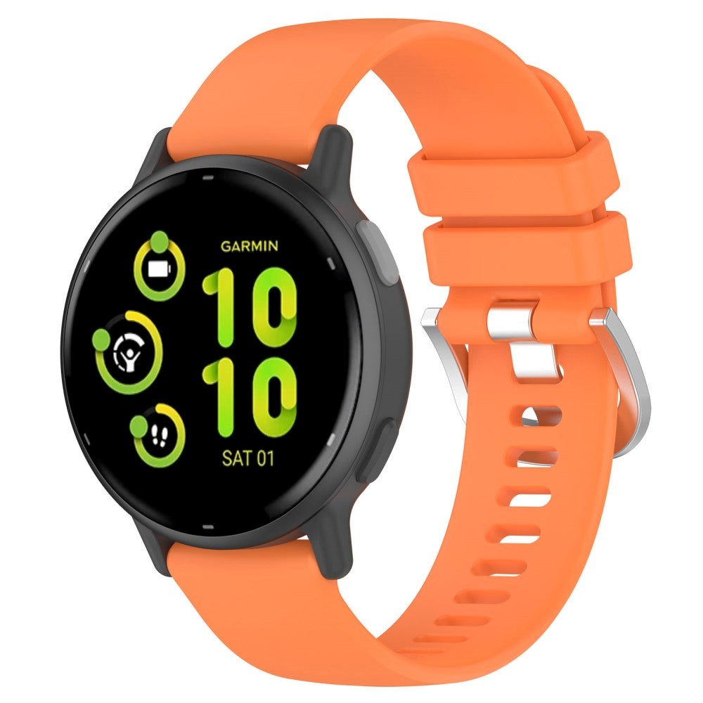 Garmin Vivoactive 5 Silikon Smartklokkerem - Oransje