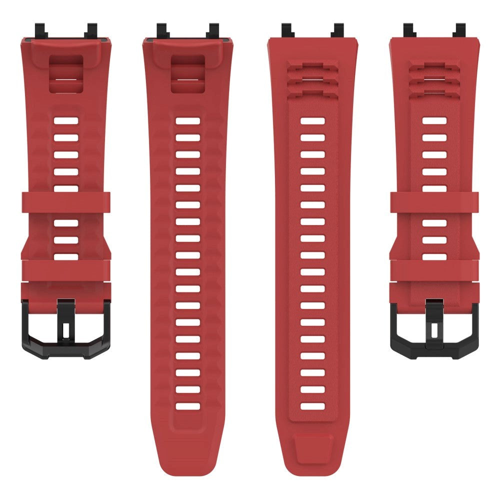 Amazfit Active Edge Silikonstropp inkl. Pinner - Rød