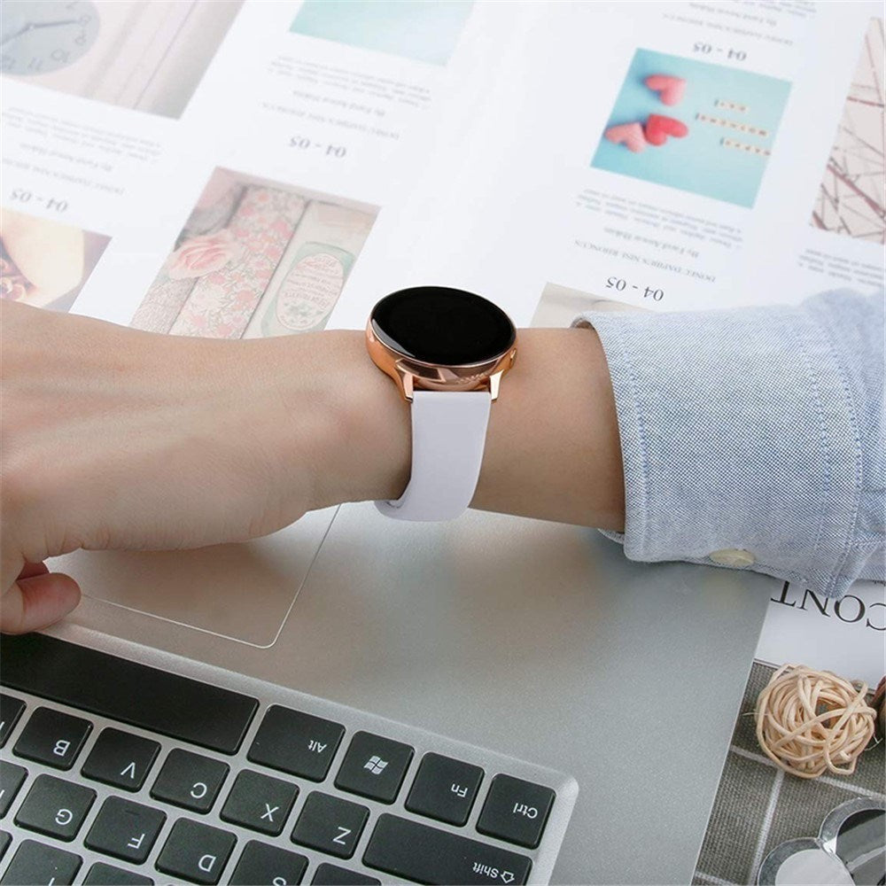 Huawei Watch GT 4 (41mm) / Garmin Venu 3S (18mm) Silikone Urrem - Mørkegrøn