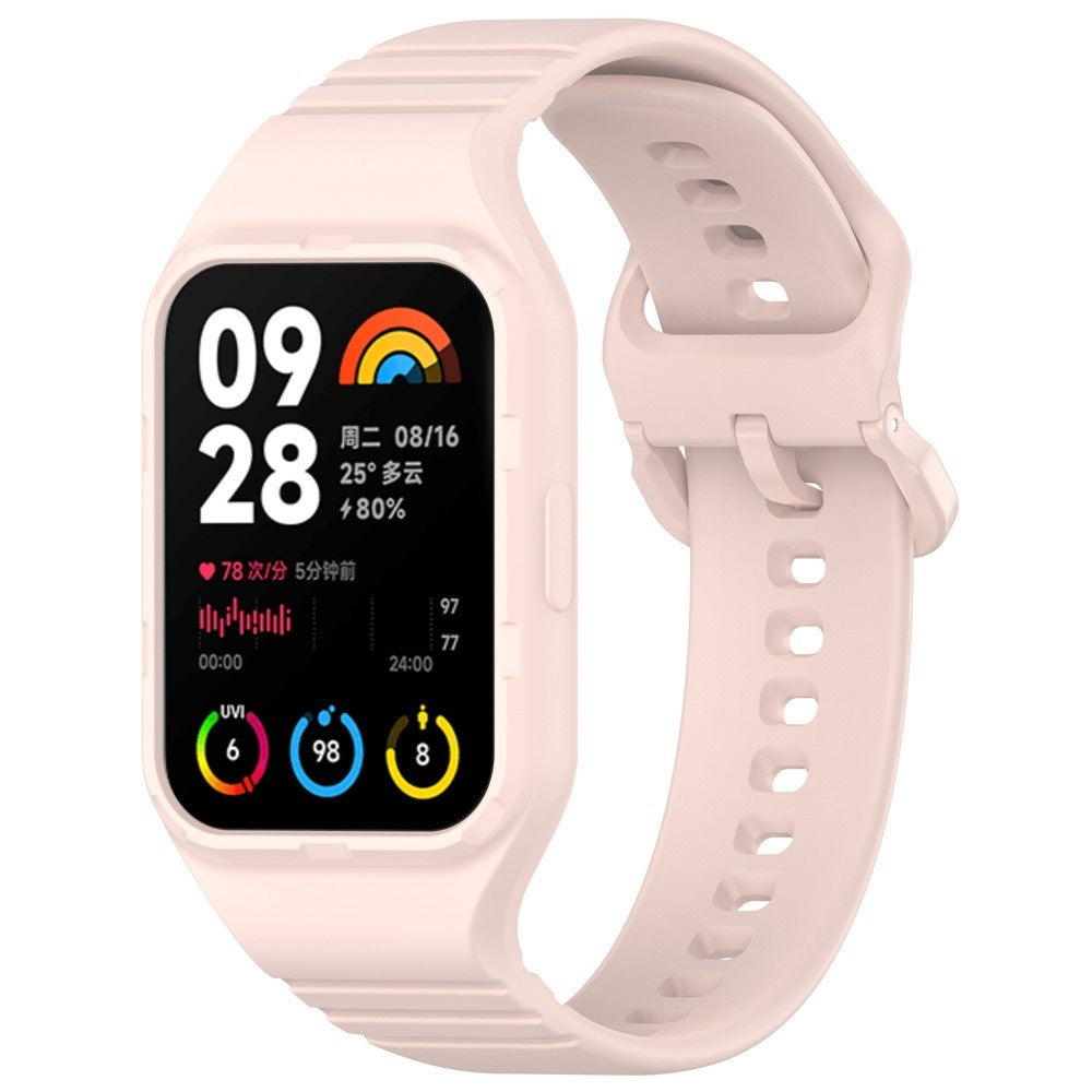 Xiaomi Smart Band 8 Pro Silikone Urrem - Lyserød