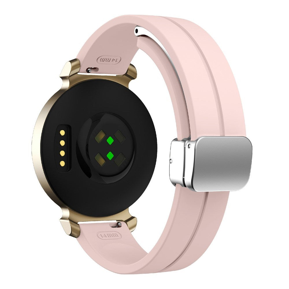 EIDERWOOD Garmin Lily 2 Magnetisk Silikone Urrem - Lyserød