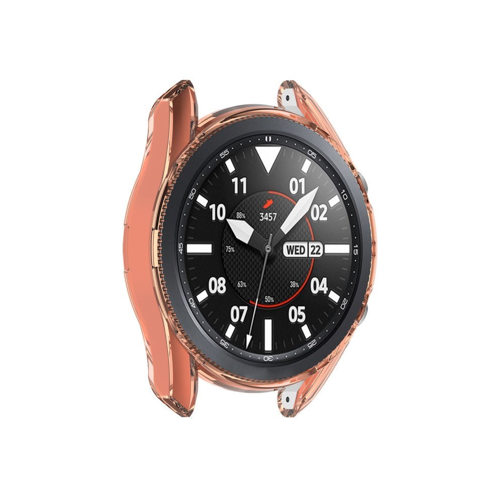 Samsung Galaxy Watch 3 45mm fleksibelt plastdeksel - oransje