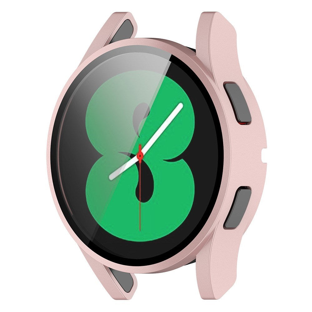 Samsung Galaxy Watch 4 (40 mm) / FE (40 mm) deksel av hardplast m. Innebygd skjermbeskytter - Rosa