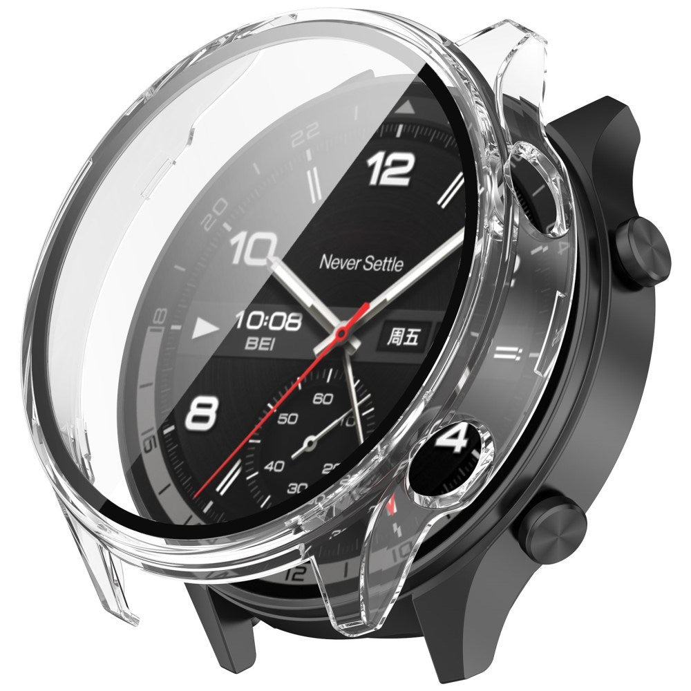 OnePlus Watch 2R-deksel m. Herdet glass - Gjennomsiktig