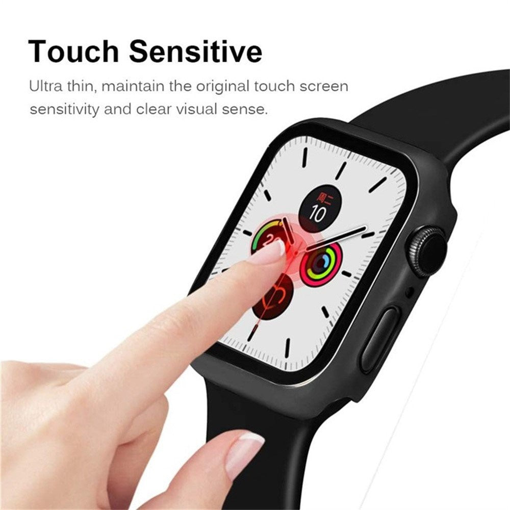 Apple Watch 11 / 10 (46mm) Hård Plast Case m. Indbygget Skærmbeskyttelse - Blå