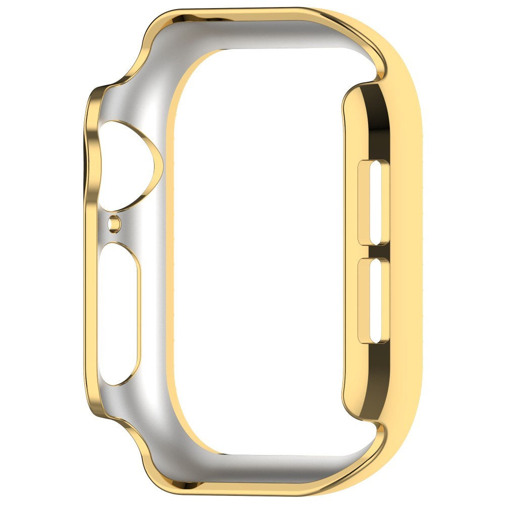 Apple Watch 10 (42 mm) deksel av hardplast m. Rhinestone - Gull / Rhinestone