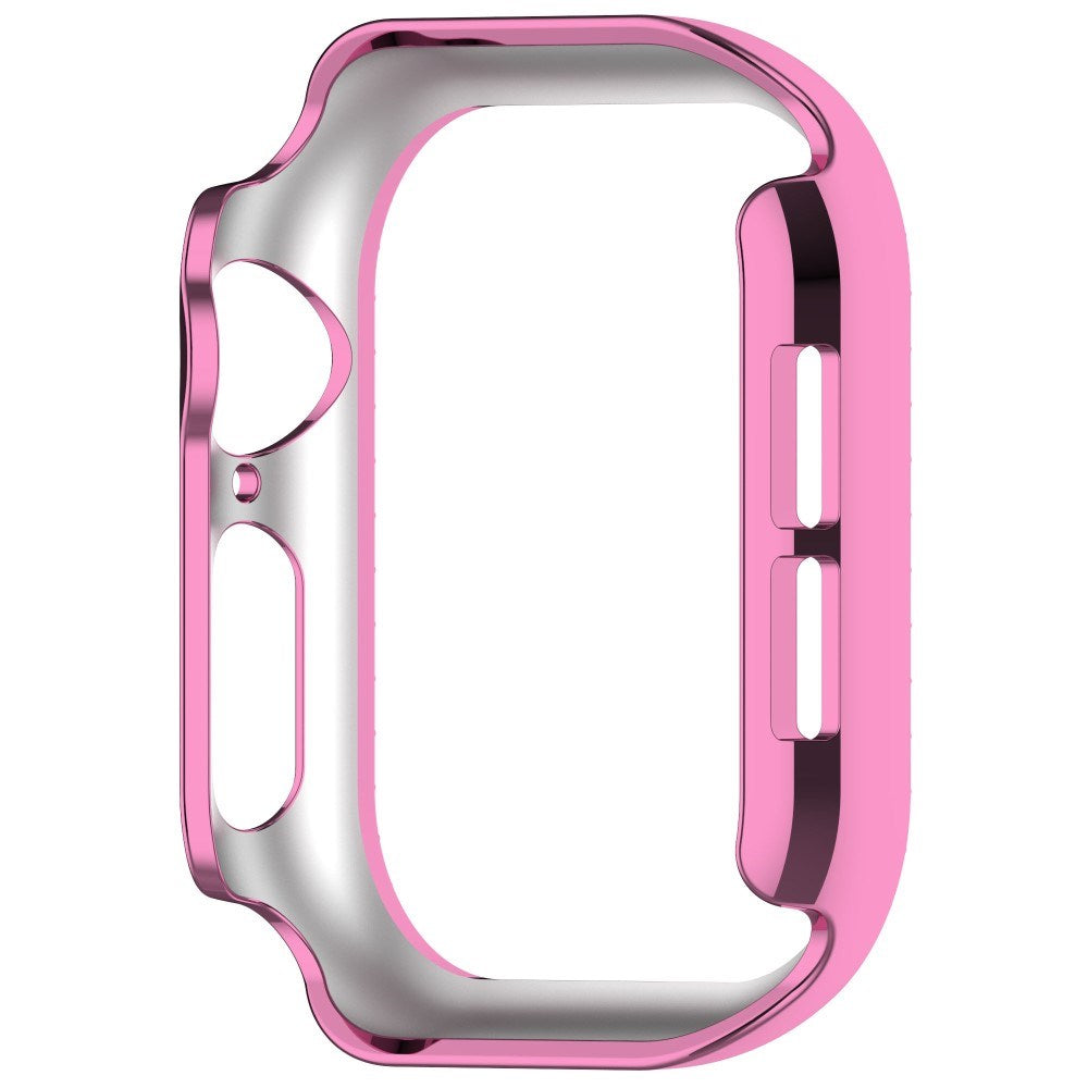 Apple Watch 11 / 10 (46mm) Hårdt Plast Cover m. Rhinsten - Pink / Rhinsten