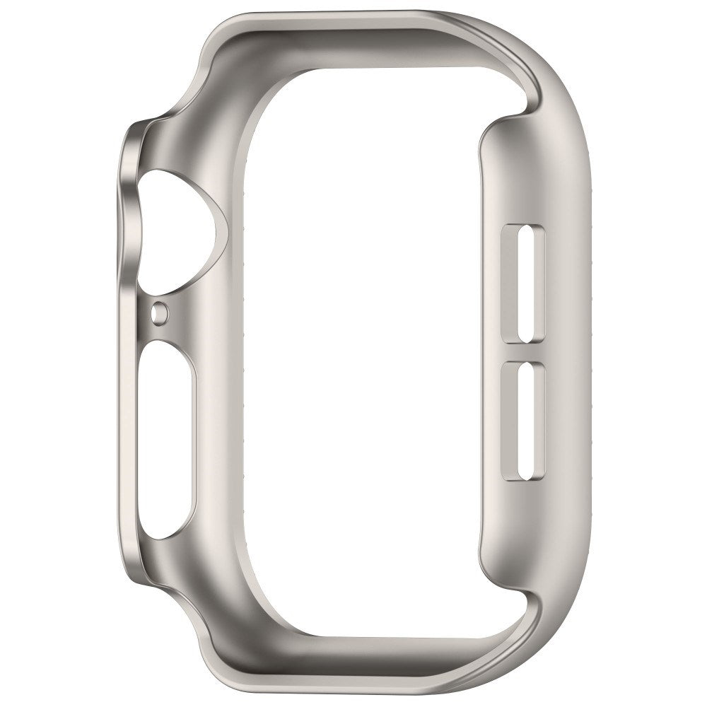 Apple Watch 10 (46 mm) deksel av hardplast m. Rhinestone - Grå / Rhinestone
