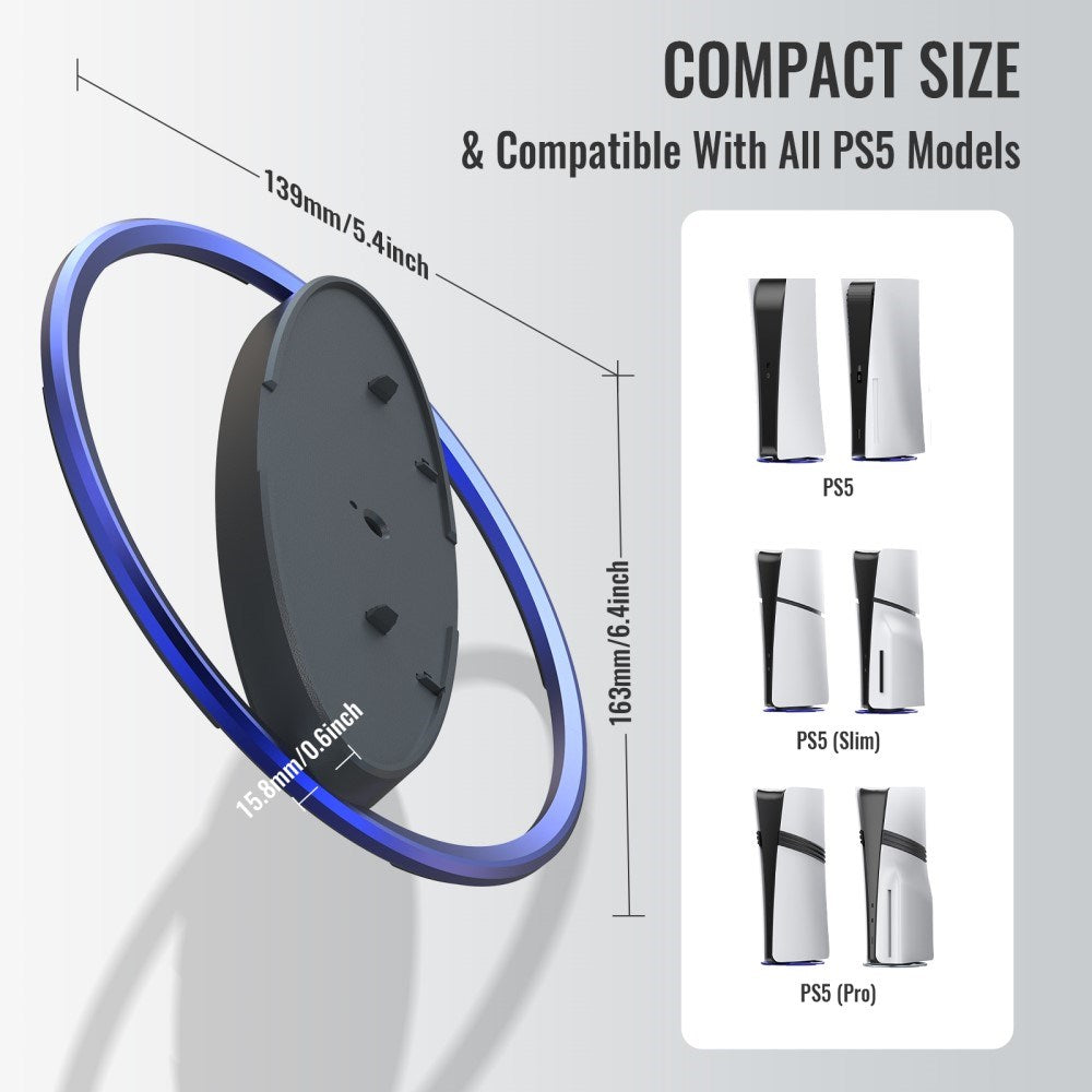 Standerstativ til PS5 / PS5 Pro / PS5 Slim - Blå