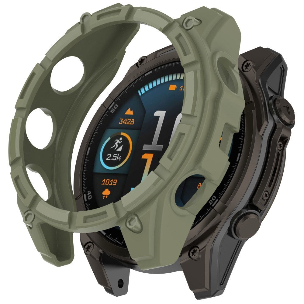 Garmin Tactix 8 Solar (51mm) - Bumper Plastik Cover - Grøn