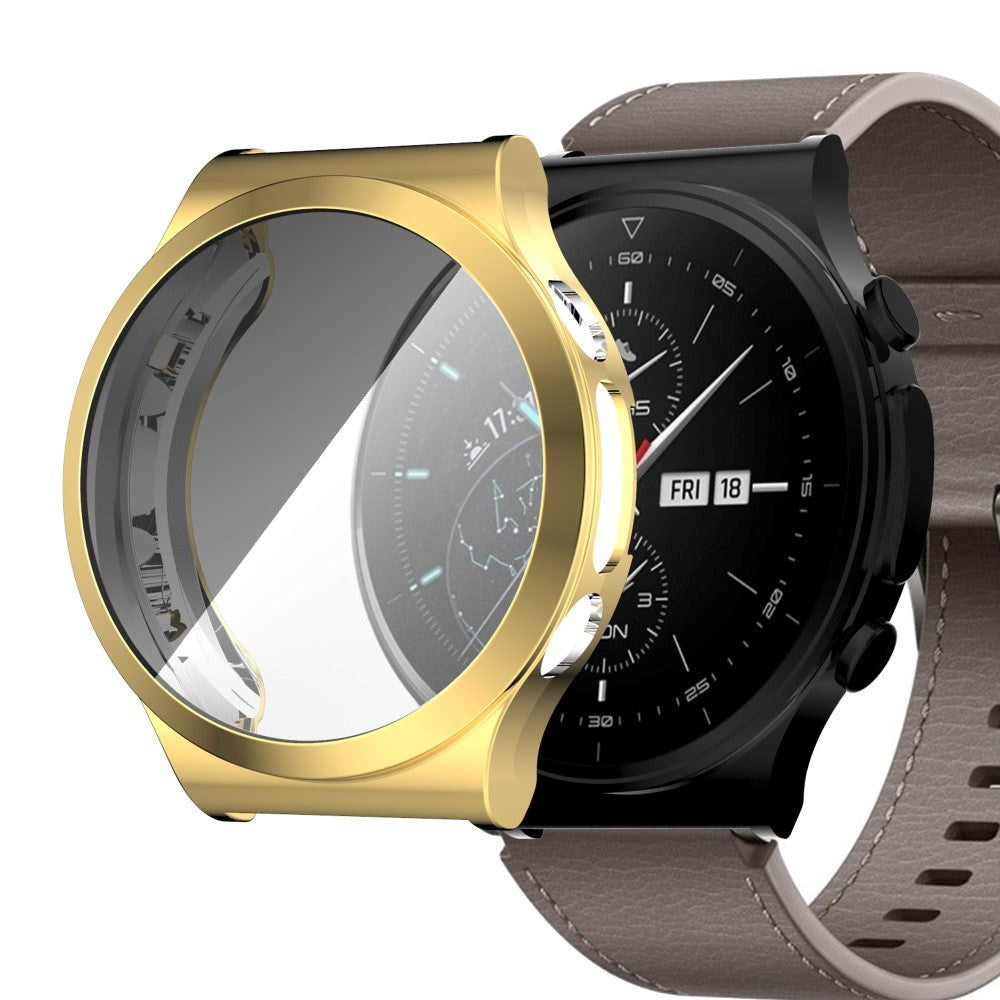 Huawei Watch GT2 Pro fleksibelt plastdeksel - gull