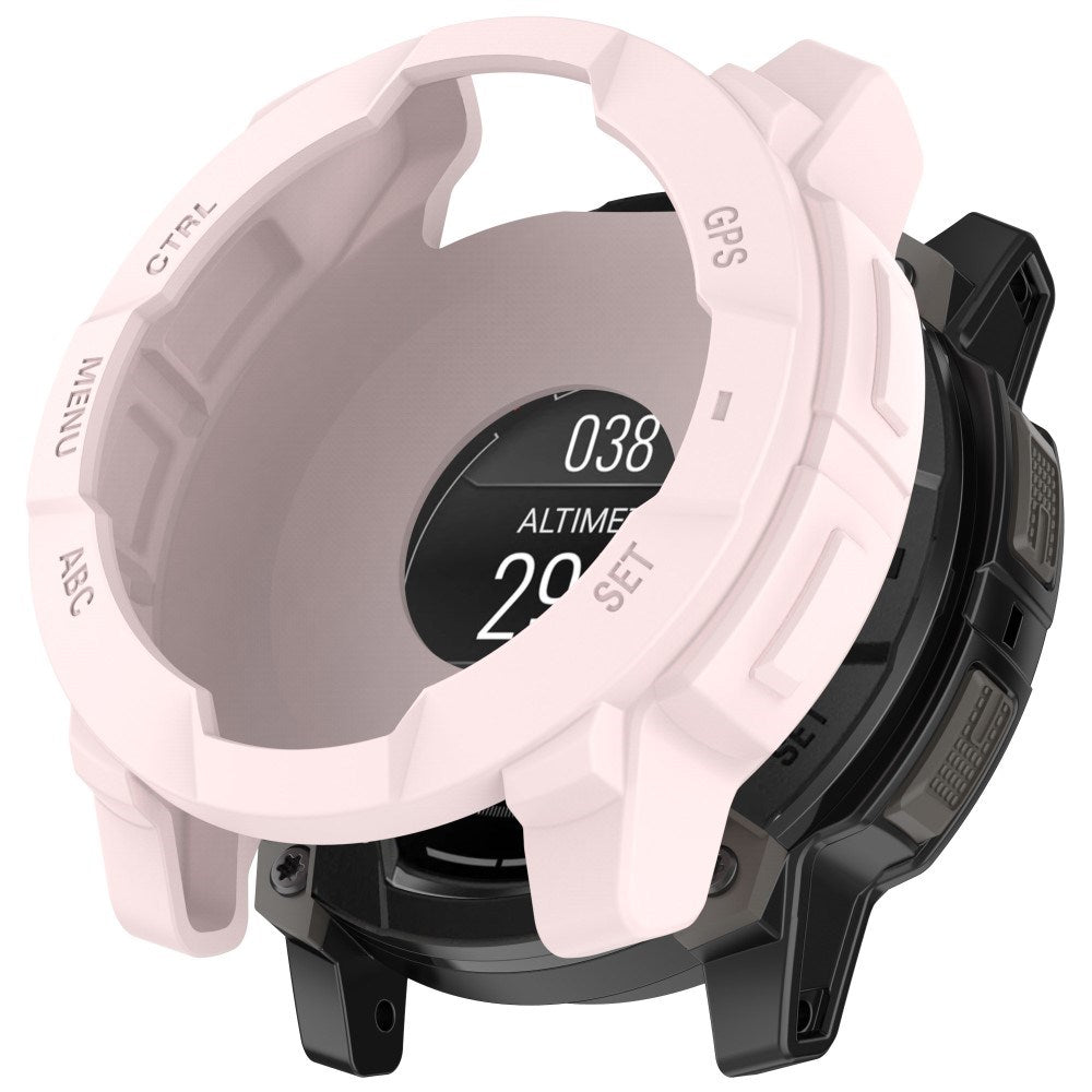Garmin Instinct E (45mm) - Bumper Silikone Cover - Lyserød