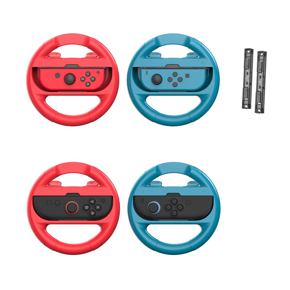 Rat til Nintendo Switch / Switch 2 / Switch OLED Controller - Blå / Rød