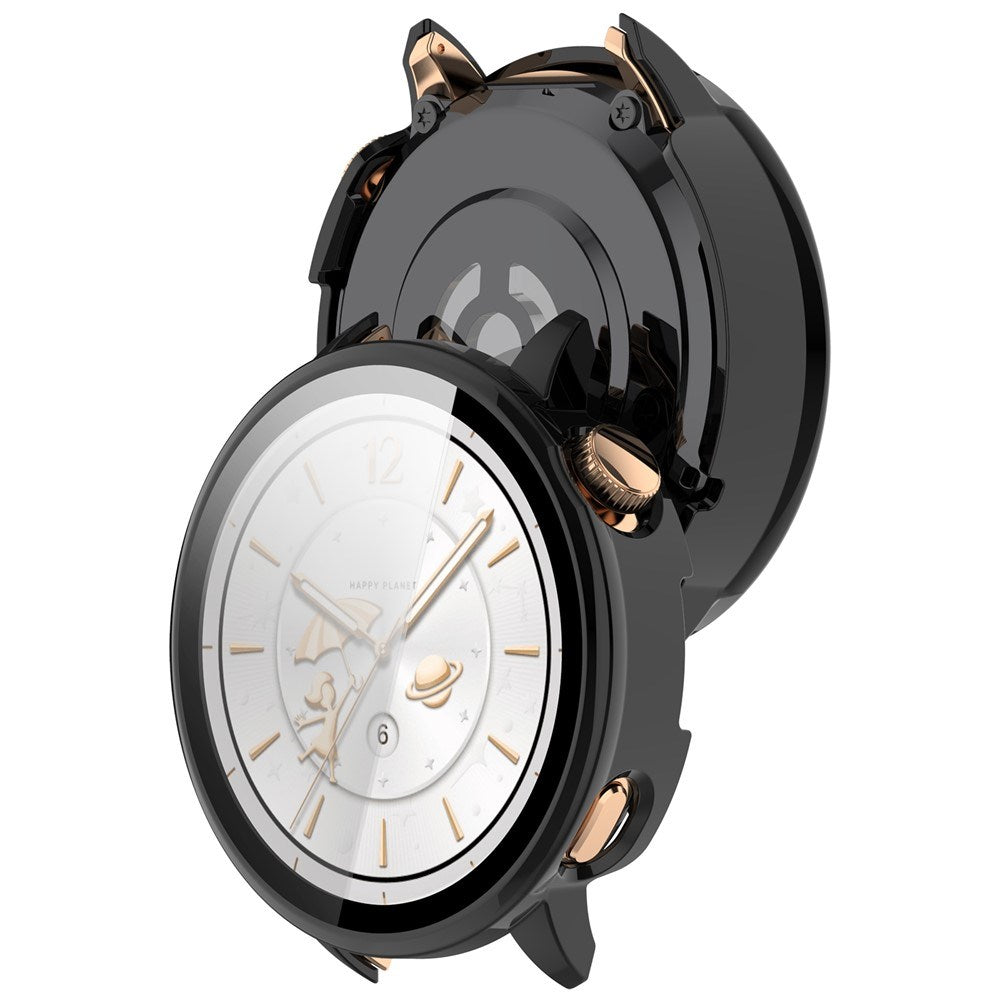 OnePlus Watch 3 (43mm) Cover m. Indbygget Skærmbeskyttelse - Sort