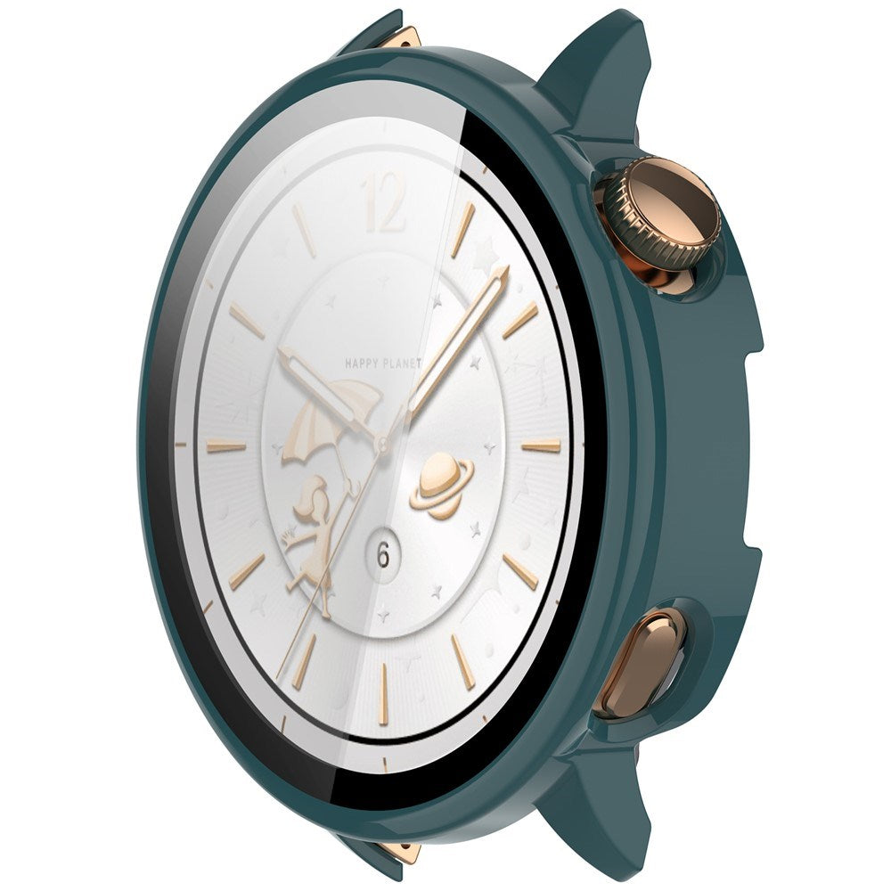 OnePlus Watch 3 (43mm) Cover m. Indbygget Skærmbeskyttelse - Grøn