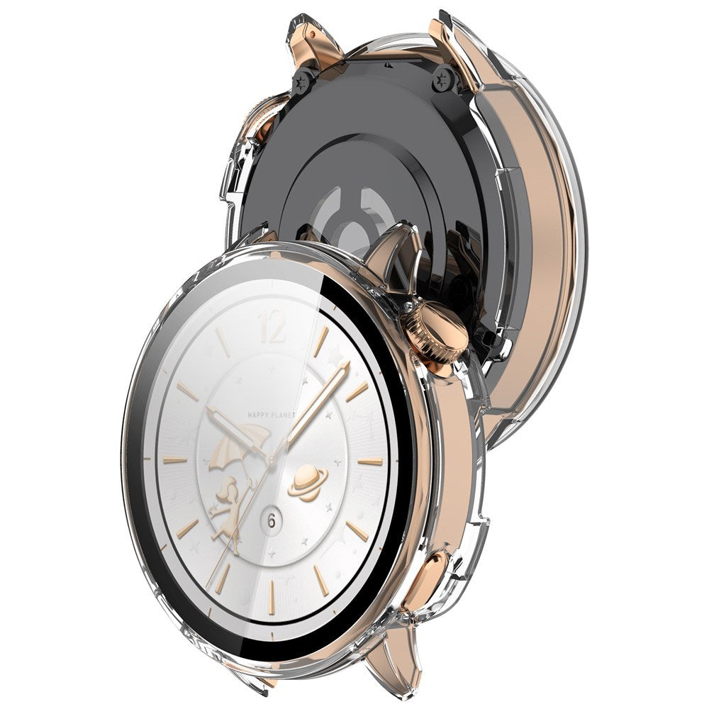 OnePlus Watch 3 (43mm) Cover m. Indbygget Skærmbeskyttelse - Gennemsigtig