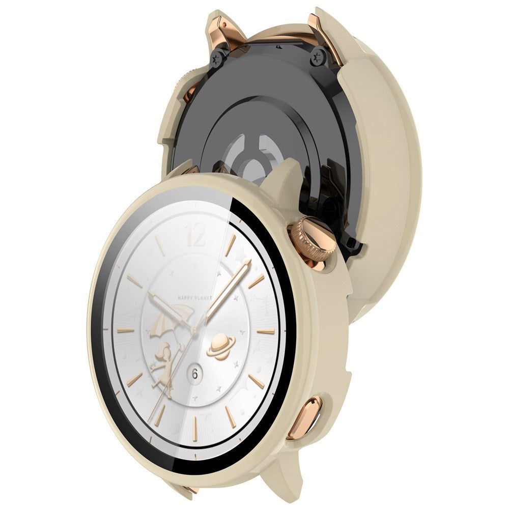 OnePlus Watch 3 (43mm) Cover m. Indbygget Skærmbeskyttelse - Hvid