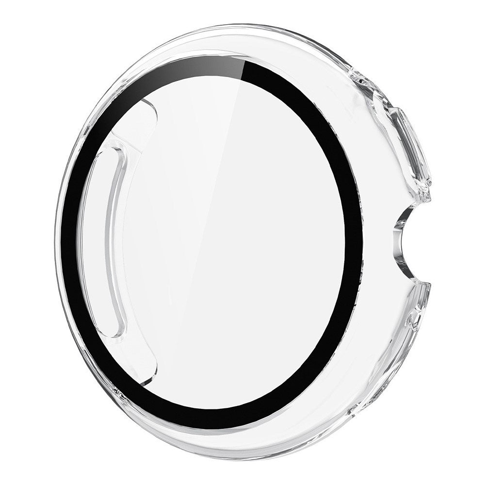 Google Pixel Watch 4 (45mm) Hårdt Plastik Case - Indbygget Skærmbeskyttelse - Gennemsigtig