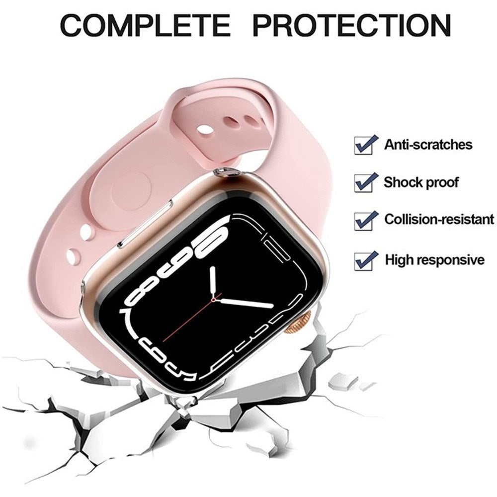 EIDERWOOD Apple Watch Series 12 (42mm) Fleksibel Plastik Cover - Gennemsigtigt