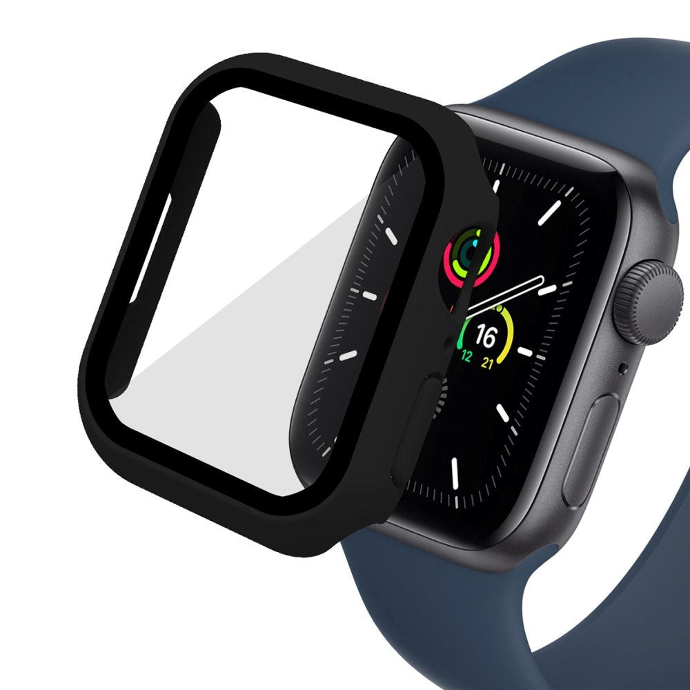 Apple Watch 9/8/7 (45 mm) ENKAY-deksel og herdet glass - svart