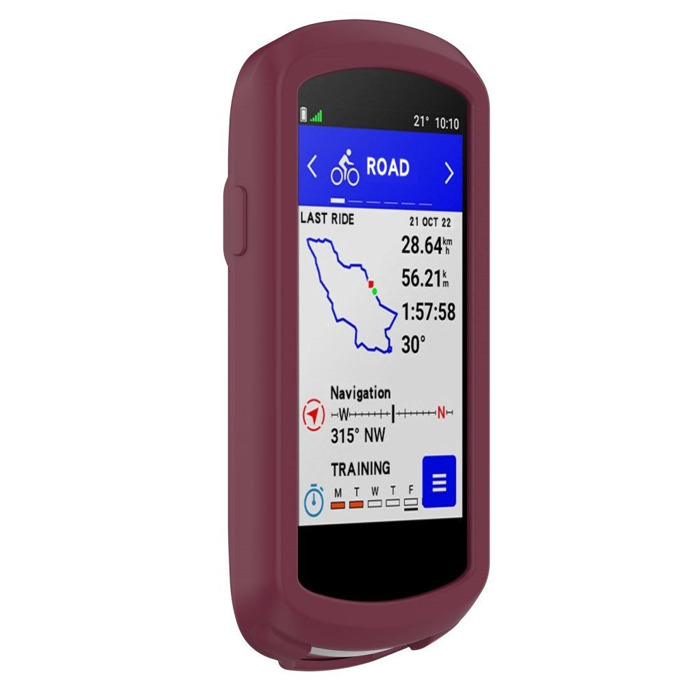 Garmin Edge 1040 mykt silikondeksel - rød