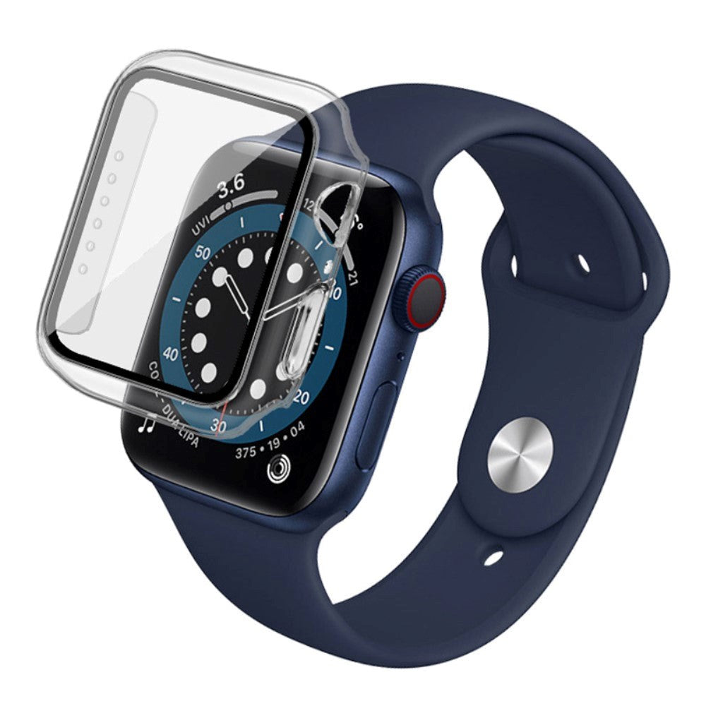 Apple Watch SE/6/5/4 (44 mm) IMAK hardplastveske m. Innebygd skjermbeskytter - Gjennomsiktig