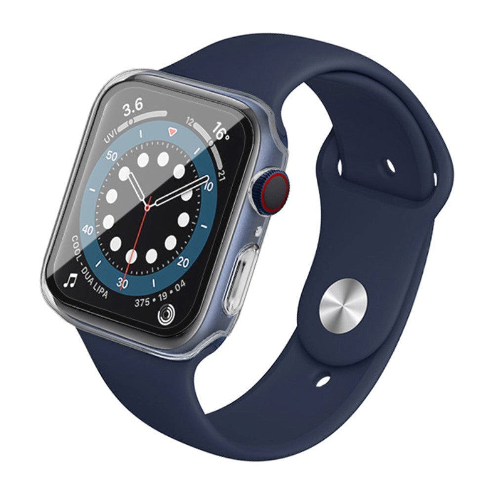 Apple Watch SE/6/5/4 (44 mm) IMAK hardplastveske m. Innebygd skjermbeskytter - Gjennomsiktig