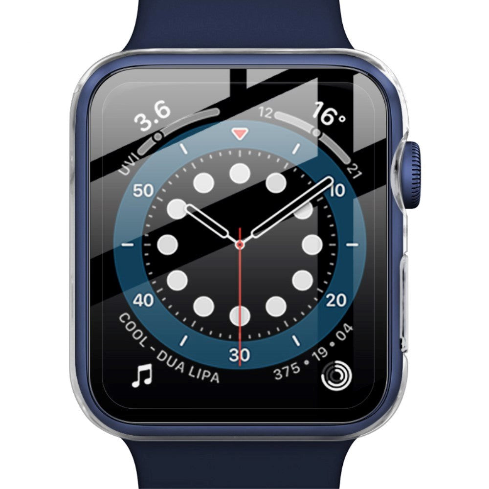 Apple Watch SE/6/5/4 (44 mm) IMAK hardplastveske m. Innebygd skjermbeskytter - Gjennomsiktig