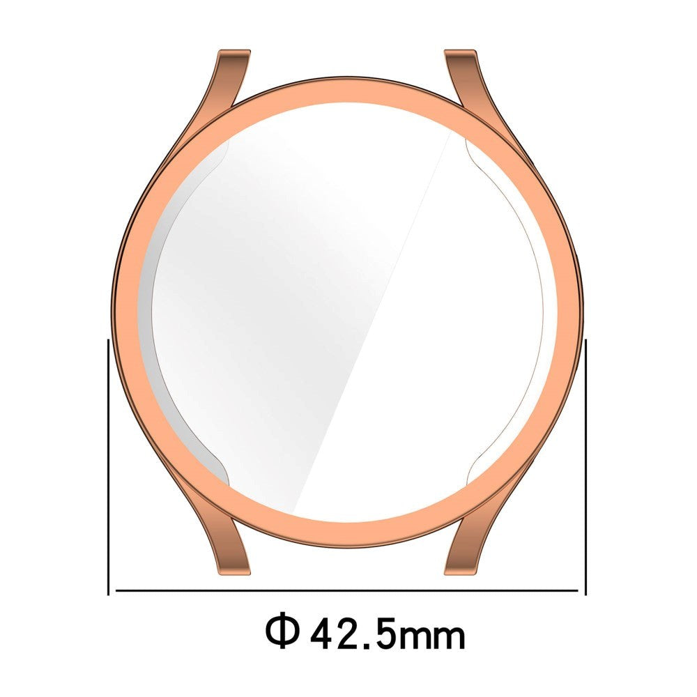 Samsung Galaxy Watch 6 (40 mm) fleksibelt plastdeksel m. Innebygd skjermbeskytter - Svart