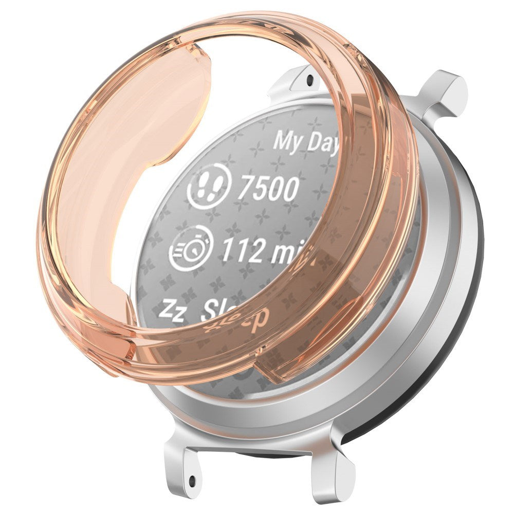Garmin Lily 2 / Lily 2 Classic fleksibelt TPU plastdeksel - rosa gull