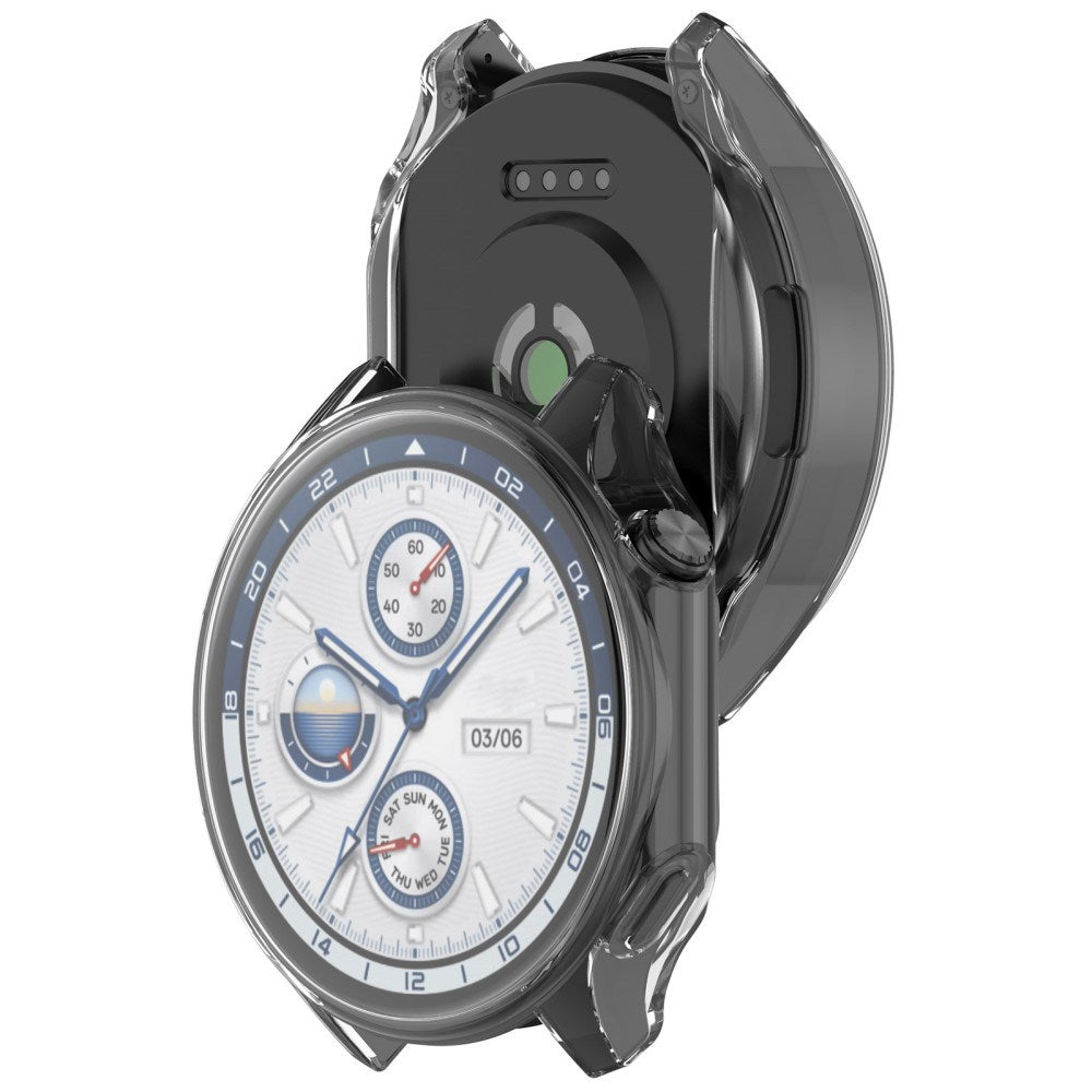 OnePlus Watch 2 fleksibelt plastdeksel m. Skjermbeskytter - Gjennomsiktig