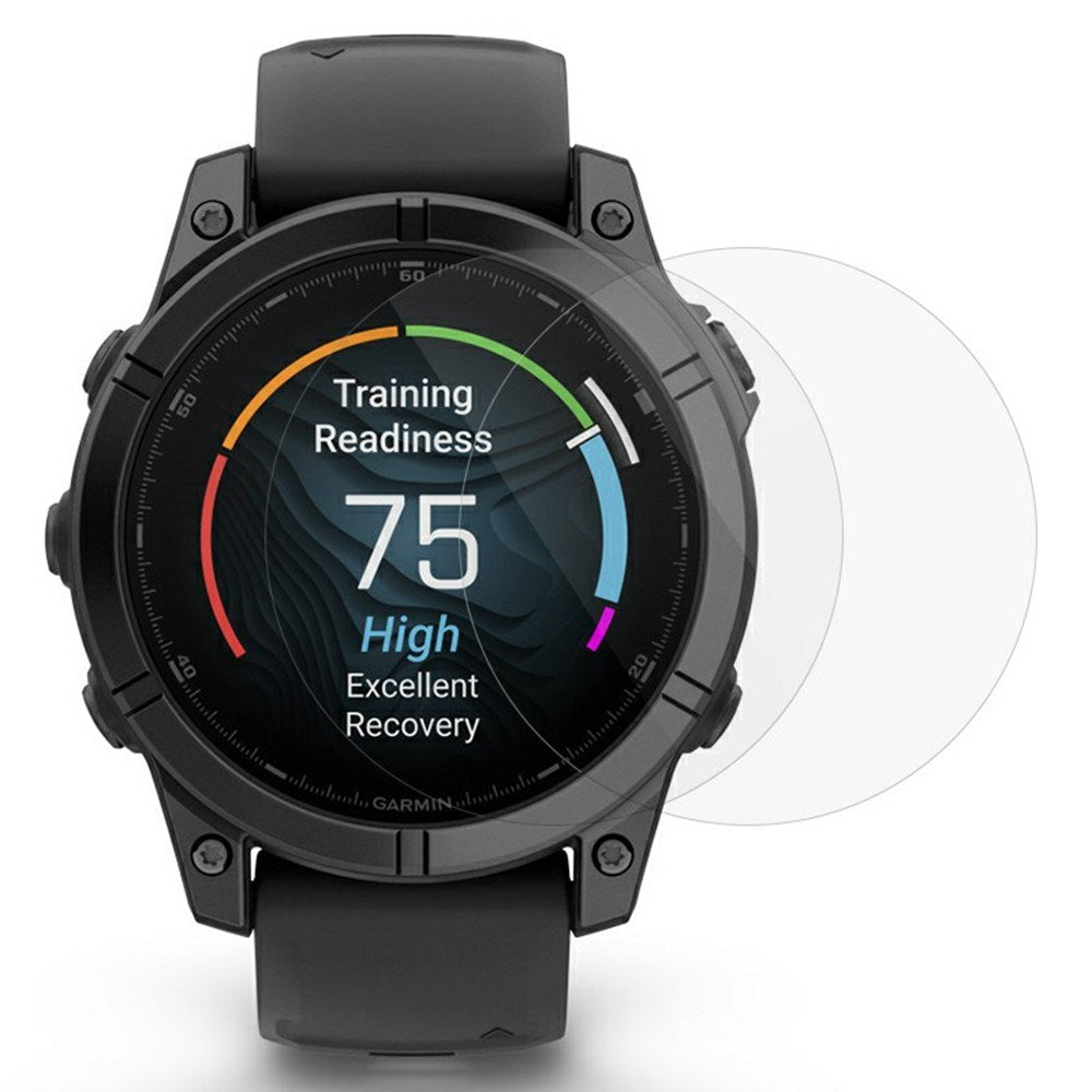 Garmin Fenix E Skærmbeskyttelsesfilm - 2x - Gennemsigtig