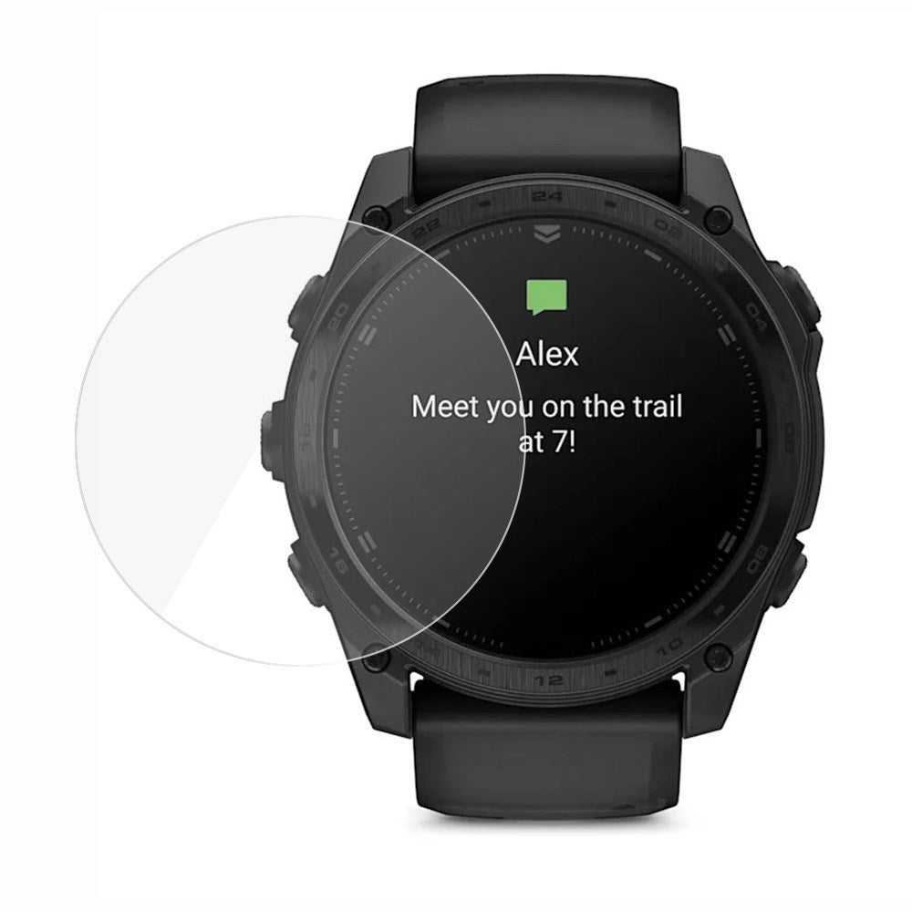 Garmin Tactix 8 AMOLED (47mm) Hærdet Skærmbeskyttelse - Gennemsigtig